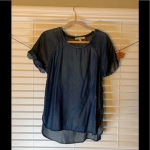 Denim blouse